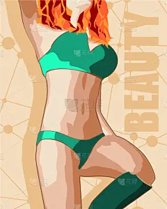 运动,自然美,女孩,热,摆拍,女人,夏天,写实