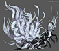 Iris아이리스, Seryeon Jung : Creature illustration and design sheet of original project.