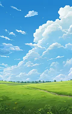 唯美草地壁纸素材