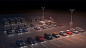 夜景低面数车辆-CG模型网（cgmodel)-让设计更有价值!