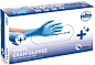 Amozife Nitrile Vinyl Blend Exam Gloves, 4 Mil Latex Free Disposable Non-Sterile Gloves for Medical Use, Cooking, Cleaning