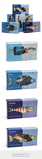Riscos #CannedFish #packaging designed by NósNaLinha - http://www.packagingoftheworld.com/2015/06/riscos-canned-fish.html: