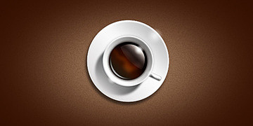 咖啡杯图标 （PSD）