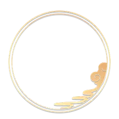 古典中国风纹理边框 立体烫金 png透明图
