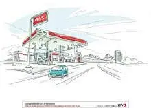 手绘城市风景建筑_好搜图片