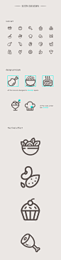 酷九合金社原创图标作业 by 傅译熳-C9D - UE设计平台-网页设计，设计交流，界面设计，酷站欣赏 食物 icon 线性