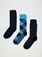 Happy Socks Combed Cotton Socks (3 Pack)