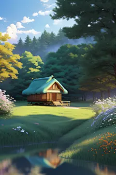 美丽花朵的绘画艺术之美图片