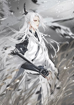 net采集(美工)洛凝霜采集到古风有人-男南无生,不知中原的渡口何时会