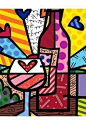 Romero Britto是巴西著名流行艺术画家，在流行的颜色中配合了个人独特的风格，被称为“新 Cubism ”。 ​​​​