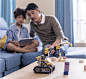 变形工程车系列-STEM教育智能编程积木机器人