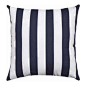 Land of Pillows - Canopy, Navy Blue Stripe Pillow - Fabric designer - premier prints