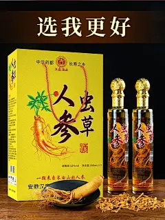 北京同仁堂人参虫草酒礼盒装 500ml*2非药酒52度人参酒白酒 人参虫草酒500ml/瓶 *2(高品质4【图片 价格 品牌 报价】-京东