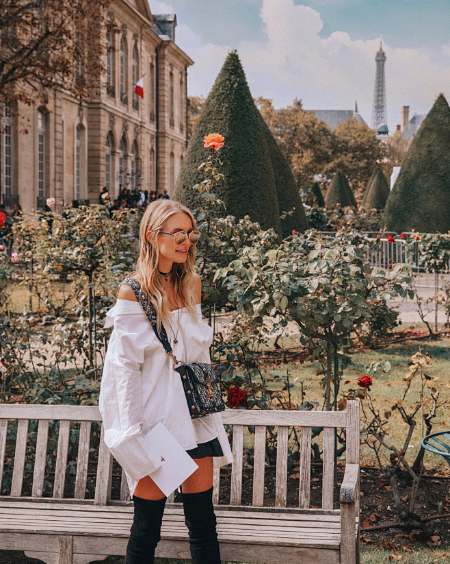 时尚博主Leonie Hanne私服&私...