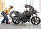 Alien Motorcycle - Scariest & Most Awesome Motorcycle Ever! by Roongrojna Sangwongprisarn in Bangkok July 27, 2011. 