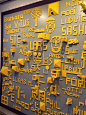 Imagine letting visitors build out on a giant Lego wall! Love it. Louisiana Museum of Modern Art, Denmark.