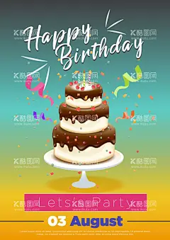 生日海报  - 源文件下载【酷图网】生日,生日卡,生日快乐,生日海报,生日贺卡,生日派对,生日背景设计,生日请柬,生日答谢宴,生日邀请函,生日聚会,