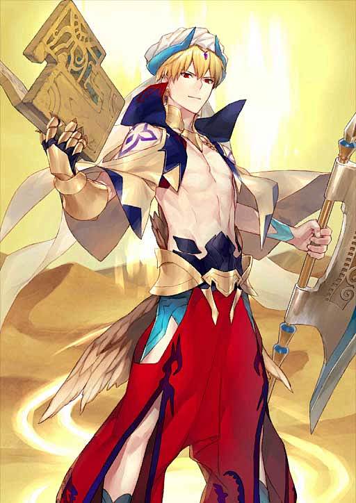 吉尔伽美什caster英灵图鉴fategrandorder中文wiki主题攻略站