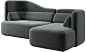 Modular sofas - Ottawa 沙发 - 绿色 - 布艺