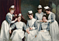 1904年2月接受培训的护士。1905年毕业于伦敦圣约瑟夫护理学院护士