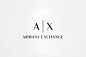 世界知名奢侈品牌阿玛尼旗下副牌Armani Exchange新形象VI设计，新的logo更现代