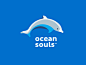 海洋灵魂海豚蓝色标志冥王星海洋