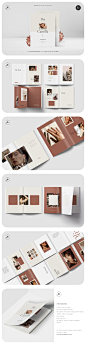 时尚女性珠宝作品集设计画册INDD模板 Olive Editorial Imagebook插图