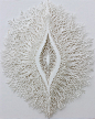 Intricate Organic Forms Cut from Paper by Rogan Brown sculpture paper 