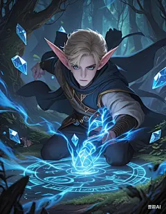 绘制黑暗奇幻战士 (14)