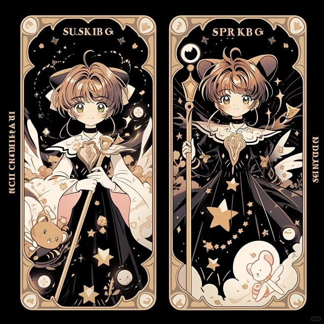 卡牌设计-魔法少女小樱yyd_5_灵感魔法学院_来自小红书网页版-花瓣网