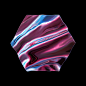 【知识星球：地产重案】@上山打草 ⇦点击查看Art photography of a rippling shape shot by London based still life photographer Josh Caudwell. Creative still life photography of a rippling hexagon of glossy plastic.