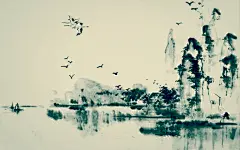 幽美淡雅的中国风桌面壁纸 1920x1200