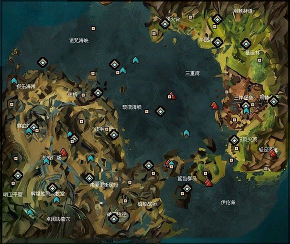 激战2浩劫海峡地图资料