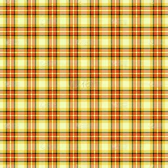 无缝墙纸格子，黄色