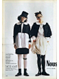 80年代日系杂志穿搭～ : #日系少女  #日本杂志  #日系穿搭  #黑白穿搭  #复古穿搭