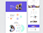 Creative agency landing page, designed by Figma