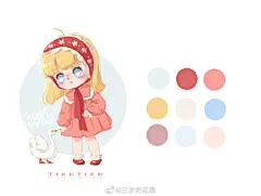 早，有人想学配色嘛
春季班学生作业来啦，版是我排的快夸我优秀
#春日出道计划# #出道吧新星# #插画# ​​​​