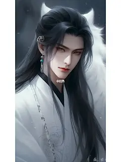 AI古风美男手机壁纸