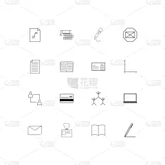 商务,直的,办公大楼,细的,计算机图标,书,垃圾邮件,文字,练习本,布置