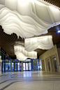 Дизайнерский потолок для торгового центра. Автор проекта Ирина Курик