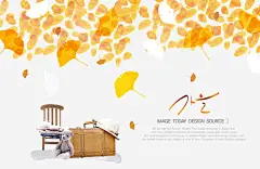 银杏叶背景素材_新图网 https://ixintu.com 银杏 素材背景 背景 黄色 唯美 秋季