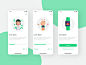 app onboarding 页面ui .sketch下载 - 爱果果