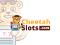 CheetahSlots徽标吉祥物游戏酷可爱搞笑赌博老虎机猎豹卡通插图标志徽标吉祥物