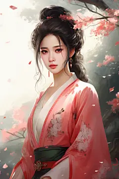 古典气质美女人物形象