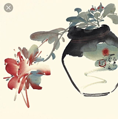Dansvotrecoeur采集到色彩水墨