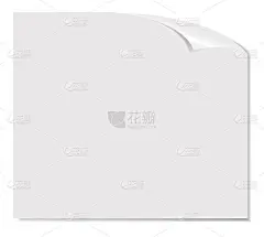 白色空白页矢量插图