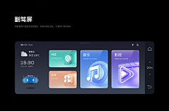 轰轰Bombash采集到HMI-副驾/后座娱乐屏