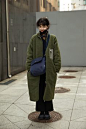 The first week of December 2018 Winter Women’s Street Style in Seoul – écheveau