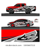 Truck, car, Vehicle and boat racing graphic background kit  for wrap and vinyl sticker