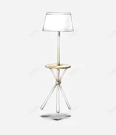 手绘落地灯高清素材 安装师傅 彩色手绘灯 手绘落地灯 灯具 落地灯 免抠png 设计图片 免费下载